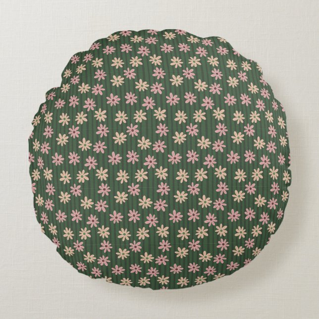 Coussins Ronds Les Fleurs Fleurissent Pour Leur Propre Joie (Devant)