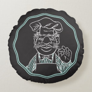 Coussins Ronds Les Muppets  Chef encadré