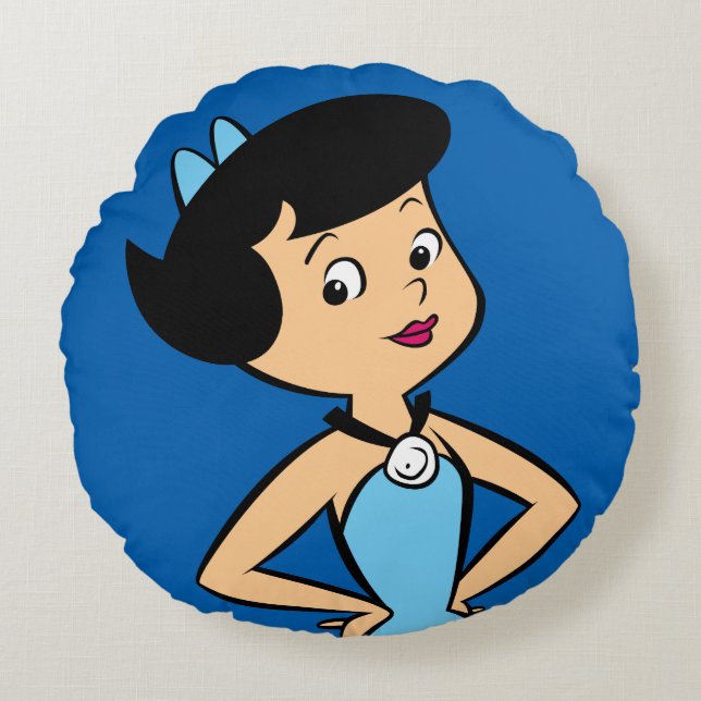 Coussins Ronds Les Pierrafeu | Betty Rubble (Devant)