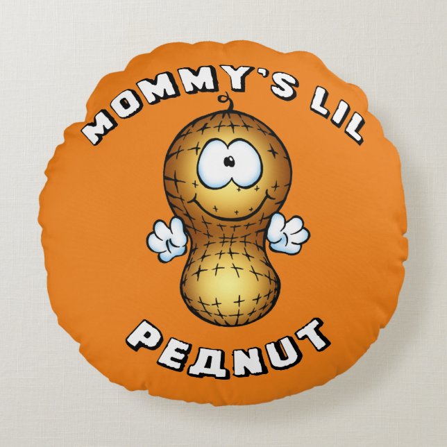 Coussins Ronds Lil Peanut de maman (Devant)