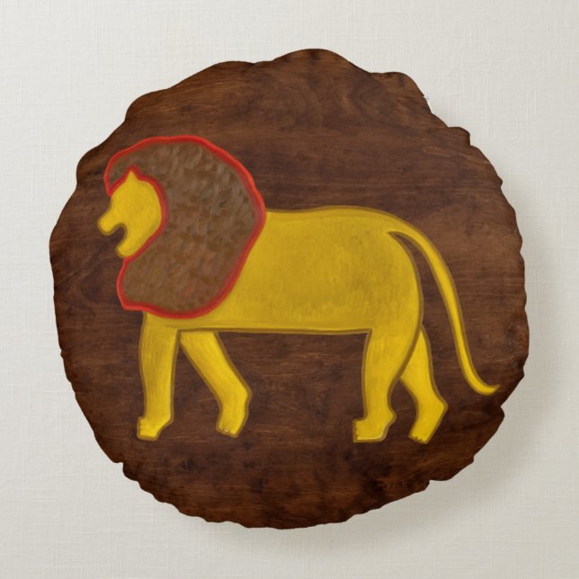 Coussins Ronds Lion 2008 (Dos)