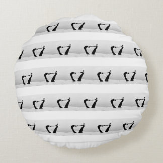 Coussins Ronds Liquid Blue Reverie — Contemporary Art Collection