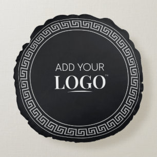 Coussins Ronds Logo Entreprise Moderne Entreprise Promotions