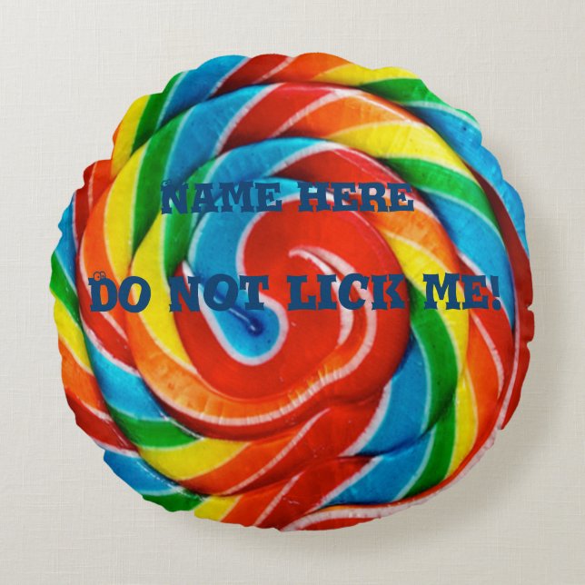 Coussins Ronds Lollipop motif rond Lot oreiller (Devant)