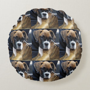 Coussins Ronds L'oreiller CHIEN BOXER