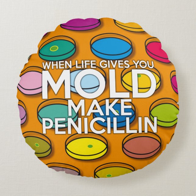 COUSSINS RONDS LORSQUE LA VIE VOUS DONNE MOLD FAIRE PENICILLIN (Devant)