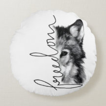 Loup de la liberté - Art minimaliste en ligne