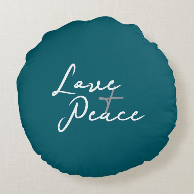 Coussins Ronds Love & Peace (Dos)