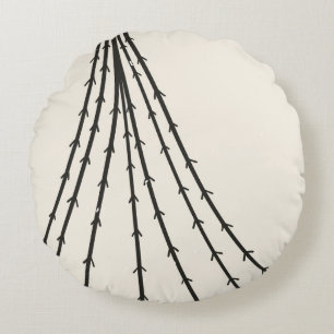 Coussins Ronds Lune Abstraite
