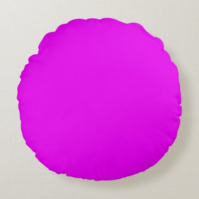 Coussins Ronds Magenta lumineux (Devant)