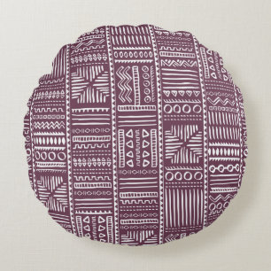 Coussins Ronds Main vintage Tirée Vintage Style Ethnique P sans c