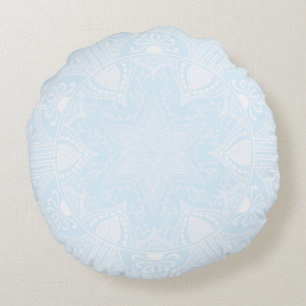 Coussins Ronds Mandala arctique
