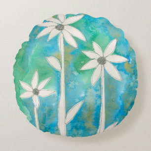 Coussins Ronds Marguerites savoureuses I