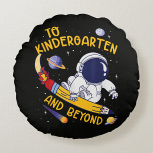 Coussins Ronds Maternelle et au-delà Astronaute Rentrée scolaire
