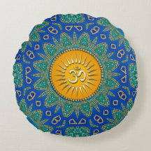 Méditation de l'OM Turquoise Sun Royal Blue orient