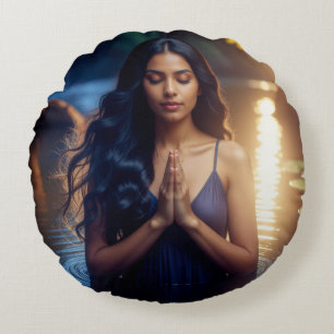 COUSSINS RONDS MÉDITATION - YOGA - BIEN-ÊTRE - CARPE DIEM