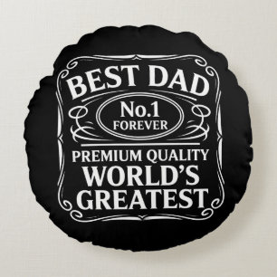 Coussins Ronds Meilleur Papa