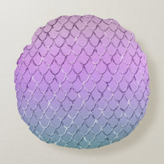 Coussins Ronds Mermaid Princess Scales 6