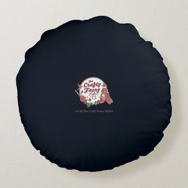 Coussins Ronds Mermail éthéré (Dos)