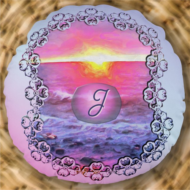 Coussins Ronds Mexico Sunset 0909 (Créateur téléchargé)