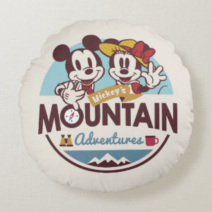 Coussins Ronds Mickey's Mountain Adventures
