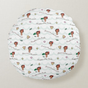 Coussins Ronds Moana Né dans l'Motif de l'océan