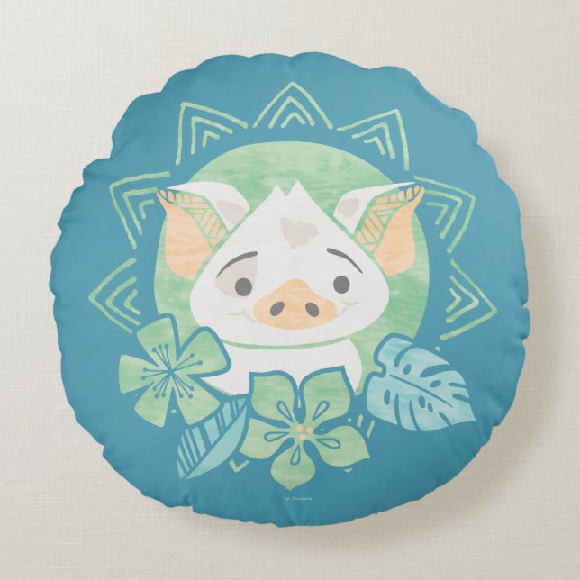 Coussins Ronds Moana | Pua - Ne Pas Manger (Devant)
