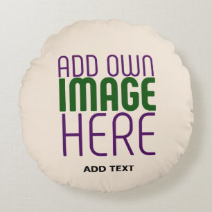 COUSSINS RONDS MODÈLE DE TEXTE D'IMAGE NATURELLE SIMPLE ET MODERN