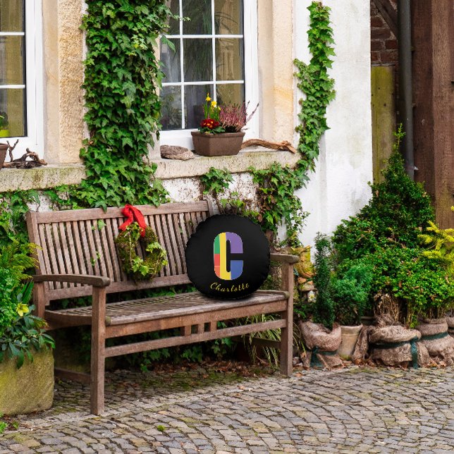 Coussins Ronds Moderne géométrique et coloré (Créateur téléchargé)