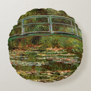 Coussins Ronds Monet Pont Japonais de Giverny