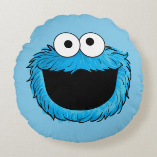 Coussins Ronds Monster à la fin de cette histoire   Cookie Monste