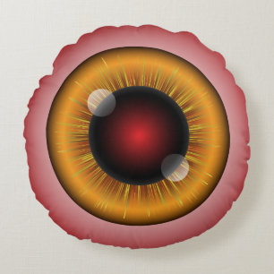 Coussins Ronds Monster Eyeballs