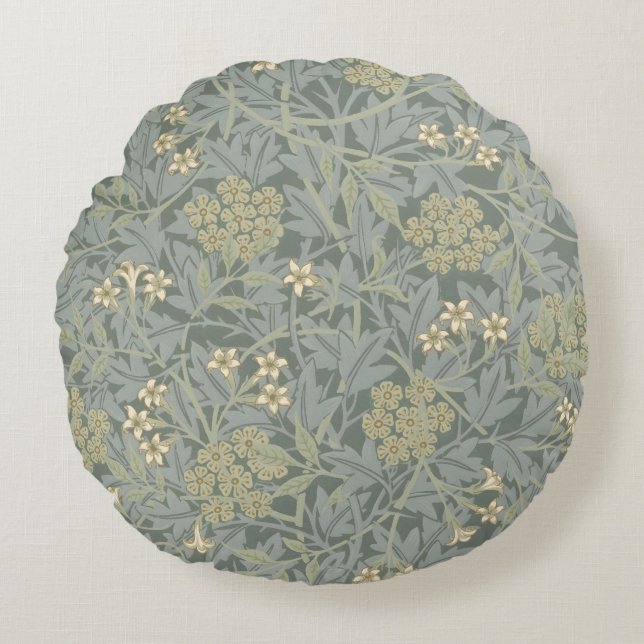 Coussins Ronds Morris Vine & Jasmine Jardin Fleur Classique (Devant)