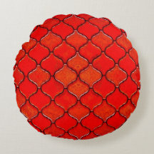 Motif arabe rouge