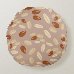 Coussins Ronds Motif cacahuètes