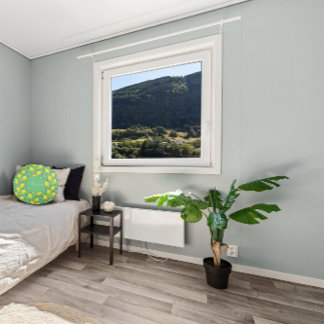 Coussins Ronds Motif d'aquarelle citron simple