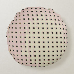 Coussins Ronds Motif de grille à partir d'une chaise