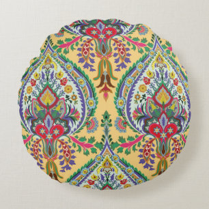 Coussins Ronds Motif décorative turque sans couture. Islam vintag