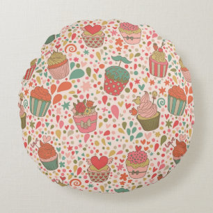 Coussins Ronds Motif doux