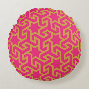 Coussins Ronds Motif en forme d'étoile arabe