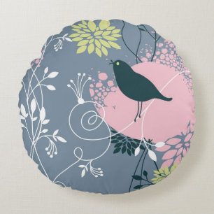 Coussins Ronds Motif floral 9