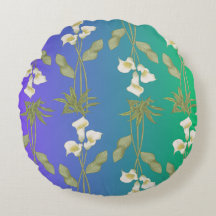 Motif floral à fleurs blanches