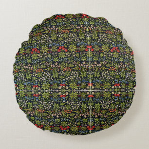 Coussins Ronds Motif floral de fleurs vintage de William Morris