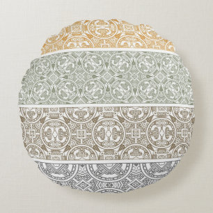 Coussins Ronds Motif ornemental