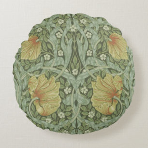 Coussins Ronds Motif Pimpernel (par William Morris)