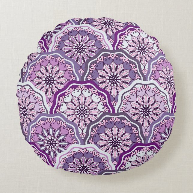 Coussins Ronds Motif vintage (Devant)
