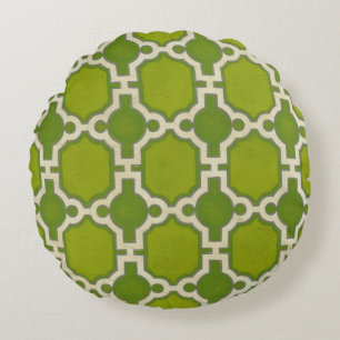 Coussins Ronds Motifs du marché IV