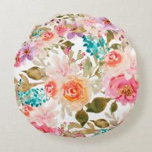 Motifs floraux en aquarelle