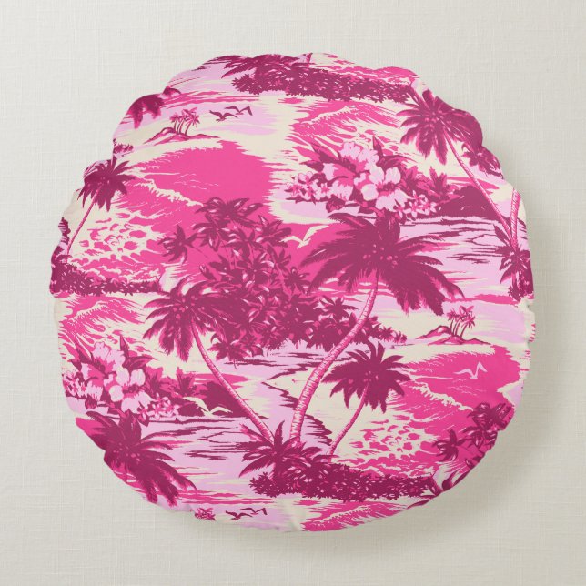 Coussins Ronds Napili Bay Hawaiian Island Pittoresque (Devant)