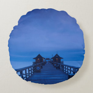 Coussins Ronds Naples Pier, aube